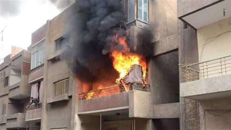 السيطرة على حريق شقة سكنية بعقار مكون من 6 طوابق في إمبابة