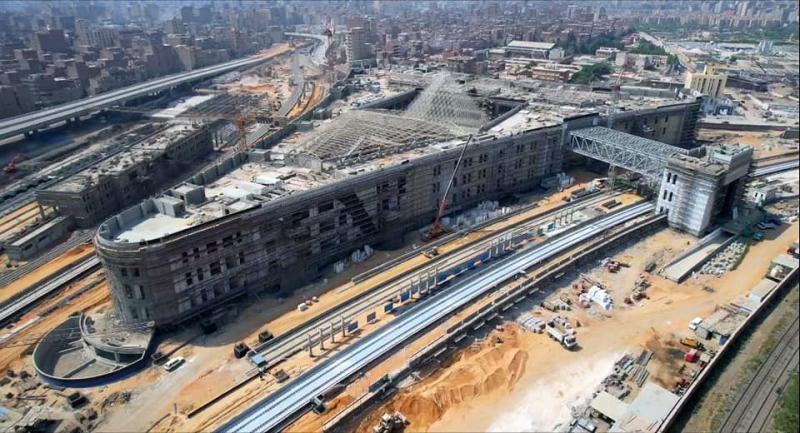 تكلفتها 3.5 مليار جنيه.. صور ترصد محطة قطارات بشتيل الجديدة قبل افتتاحها