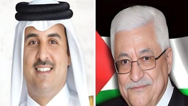 أمير قطر والرئيس الفلسطيني يبحثان هاتفيًا جهود وقف إطلاق النار في غزة