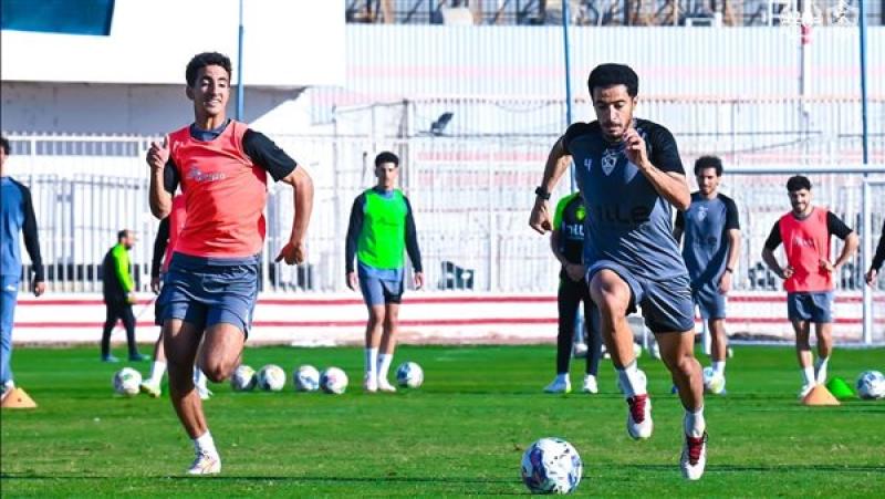 تقسيمات فنية في مران الزمالك استعدادا لمواجهة الشرطة الكيني