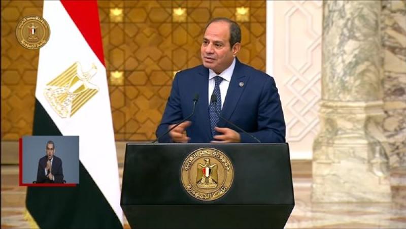 الرئيس السيسي: مبادرة مصرية لوقف إطلاق النار يومين في غزة واستكمال التفاوض على الوقف الكامل