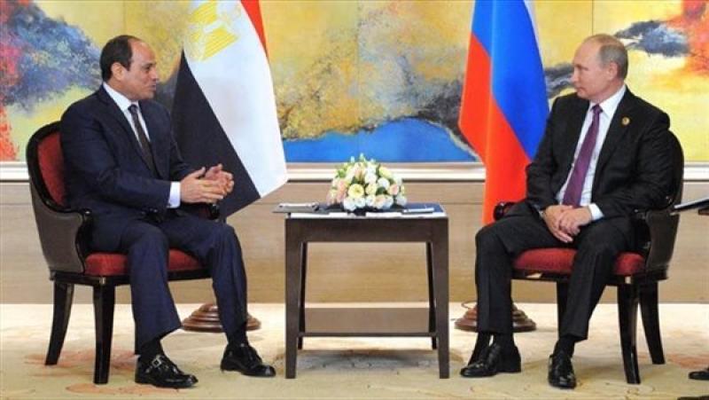 الرئيس السيسي يلتقي مساء غدٍ مع الرئيس الروسي فلاديمير بوتين في موسكو