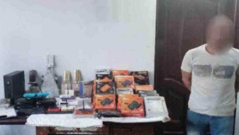 القبض على شخصين يديران شبكة بث تلفزيونى بالمنوفية