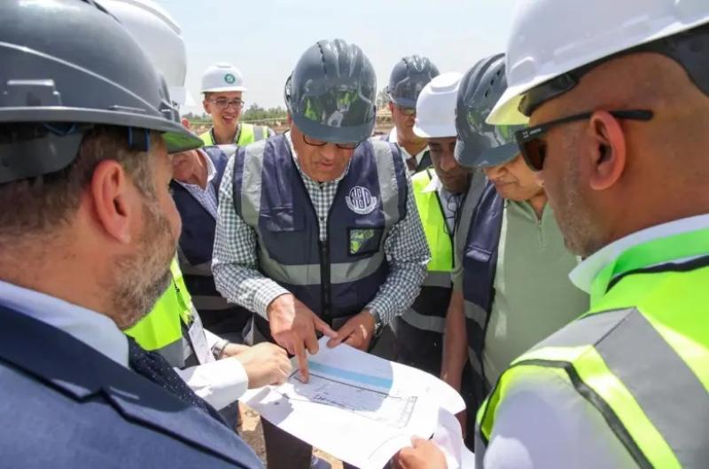 رئيس العربية للتصنيع يتفقد أعمال إنشاء مصانع تدوير المخلفات الصلبة بمحافظة كفر الشيخ