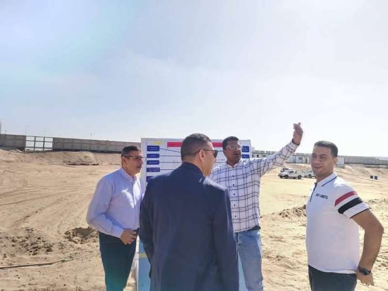 رئيس شركة إجيماك يتفقد محطة محولات العبور 6 جهد 22/220 ك.ف