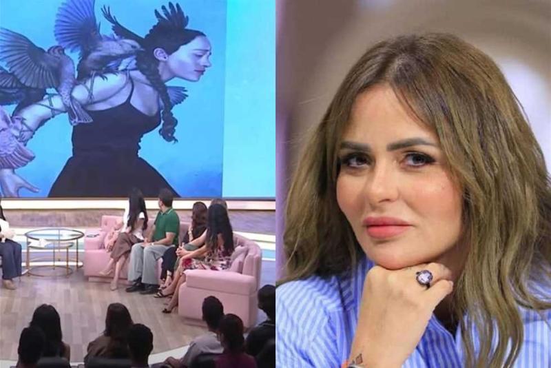 قبل افتضاح أمرها.. ماذا قالت مها الصغير عن لوحة «أجنحة» وكيف اعتذرت؟