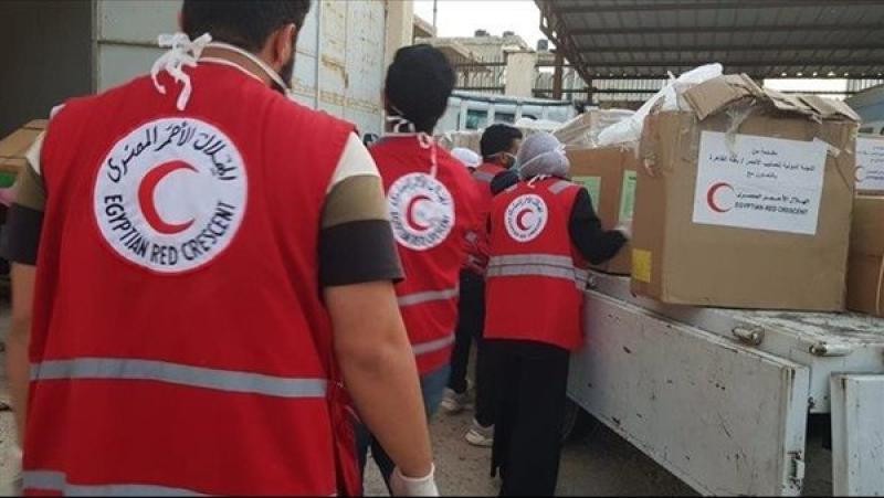 الهلال الأحمر المصري يبدأ حملة إنسانية لدعم قطاع غزة بداية من غدٍ الأحد