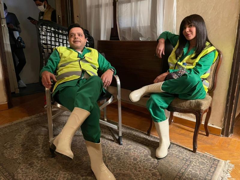 «الجواهرجي» يجمع هنيدي ومنى زكي بعد غياب 27 عاما