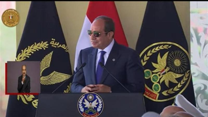 «محدش يقدر يعمل أي حاجة مع مصر».. الرئيس السيسي يوجه رسائل حاسمة خلال احتفالية أكاديمية الشرطة