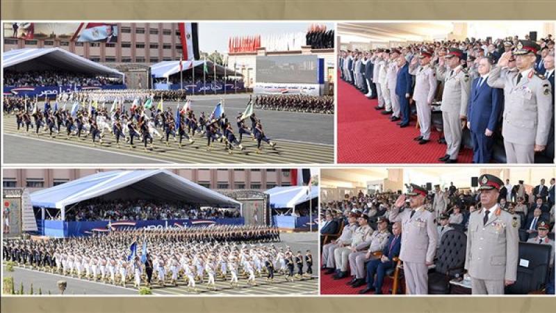 وزير الدفاع يشهد حفل تخرج دفعات جديدة من الكليات العسكرية