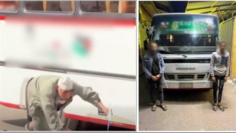 بعد منعه من الركوب .. القبض على سائق أتوبيس ومساعده تسببا في سقوط مسن بالدقهلية