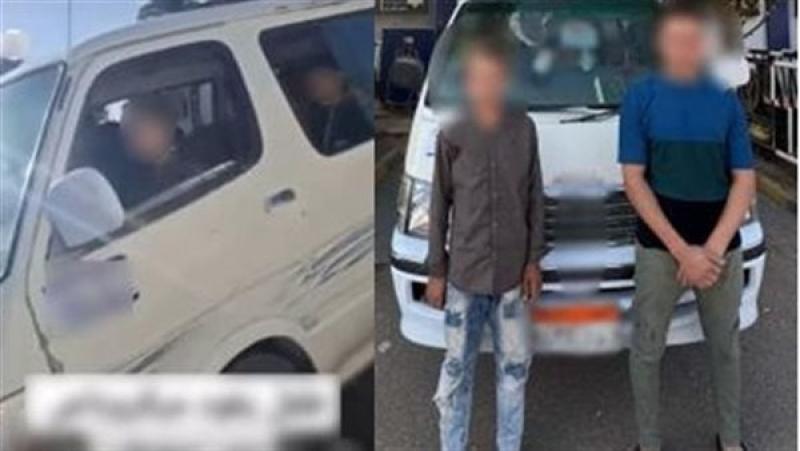 ضبط طفل يقود ميكروباص محمل بالركاب في بني سويف ضبط طفل يقود ميكروباص محمل بالركاب في بني سويف