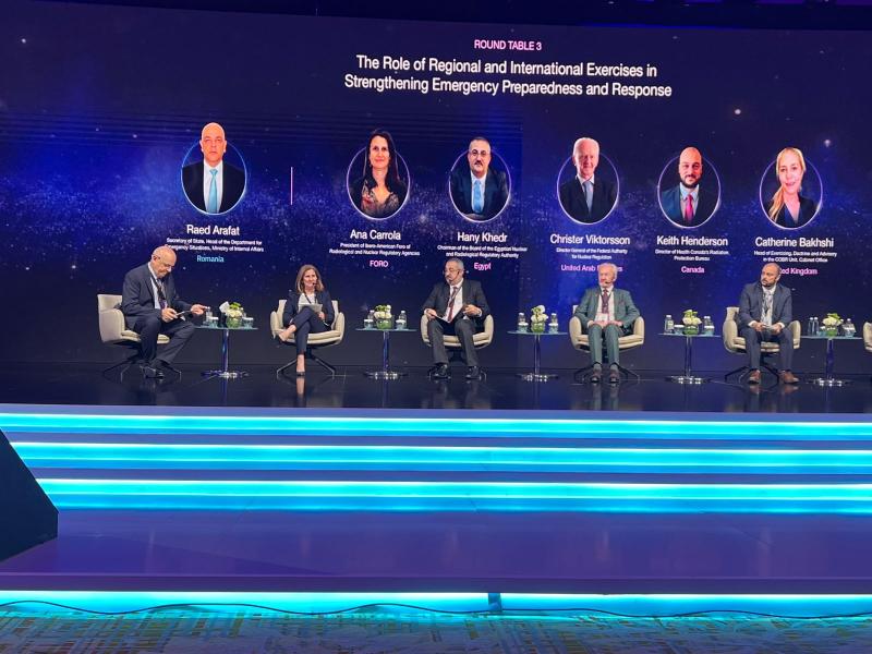 رئيس الرقابة النووية يشدد على أهمية التعاون الدولي والاقليمي لمجابهة الطوارئ النووية والإشعاعية