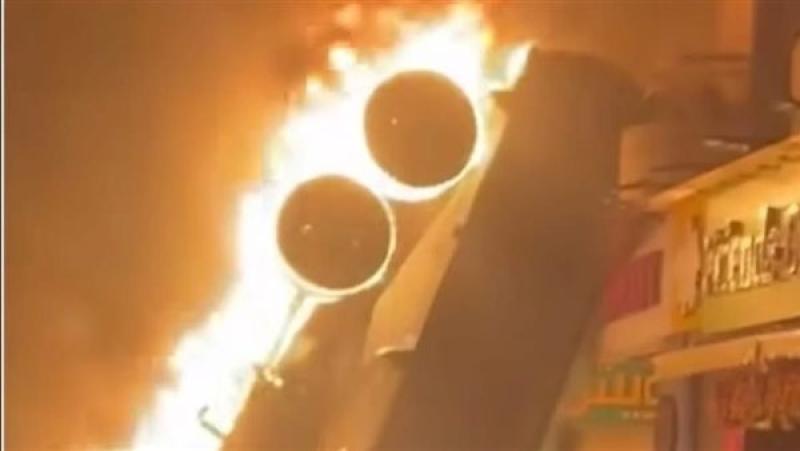 تفحم الجثة.. كيف سقطت سيارة نقل من أعلى دائري الطالبية؟.. كواليس مثيرة من قلب الحدث