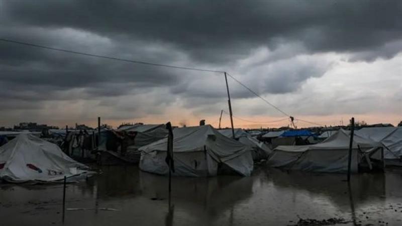 الدفاع المدني بغزة: انهيار وغرق أكثر من 127 ألف خيمة للنازحين بسبب الأمطار