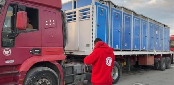 الهلال الأحمر المصري يواصل إمداد غزة بأكثر من 207 ألف سلة غذائية و30 ألف قطعة ملابس شتوية