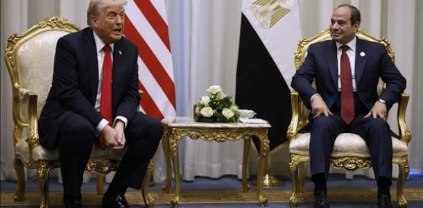 ترامب: سعداء بتواجد الرئيس السيسي في مجلس السلام ونقدر جهود مصر بشأن غزة