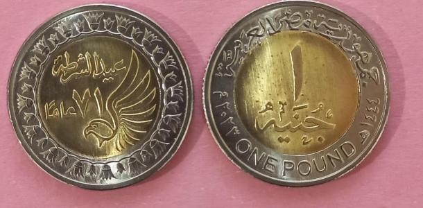 الحكومة توافق على سك مليون عملة تذكارية متداولة فئة الجنيه في عيد الشرطة