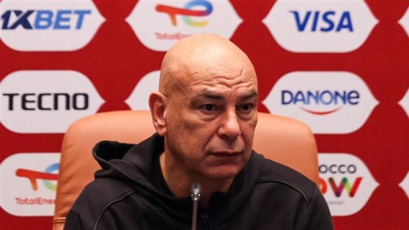 هاني أبوريدة وحسام حسن في مؤتمر صحفي اليوم بحضور وزير الرياضة