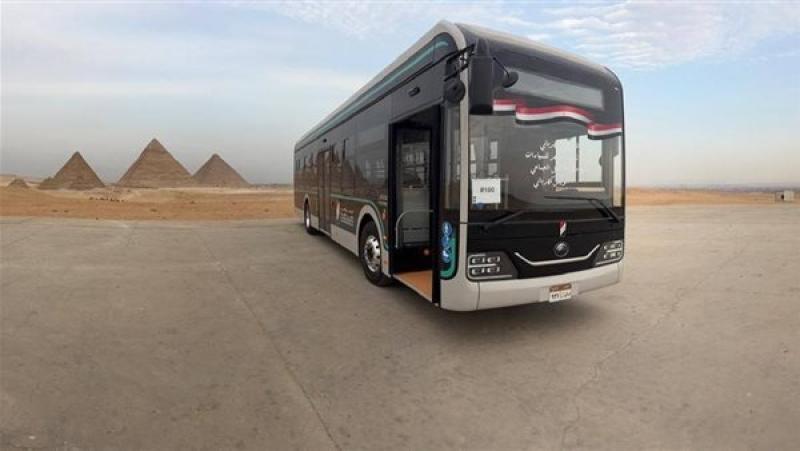 أتوبيس النصر للسيارات الكهربائي الجديد| دخل الخدمة التجريبية ضمن منظومة نقل زوار أهرامات الجيزة