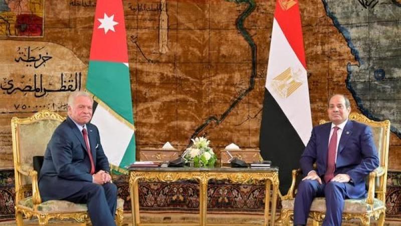الرئيس السيسي يستقبل العاهل الأردني اليوم لبحث تعزيز العلاقات الثنائية والتطورات الإقليمية
