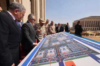 وزير العدل يتفقد مشروع مدينة العدالة بالعاصمة الجديدة