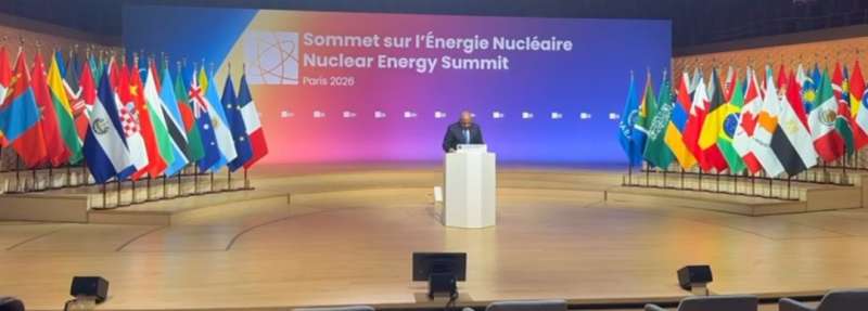 وزير الكهرباء يلقي كلمة مصر أمام القمة العالمية للطاقة النووية المنعقدة بالعاصمة الفرنسية باريس