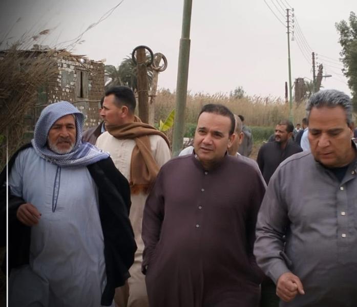 النائب ياسر عرفة يطالب برفع كفاءة شبكة الصرف الزراعي لحماية 350 فدانًا من الأراضي في قريتي أتريس وكفر أبو الحديد