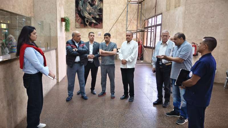 وزير الكهرباء يتفقد مستشفى الكهرباء ويتابع سير العمل في زيارة ميدانية مفاجئة
