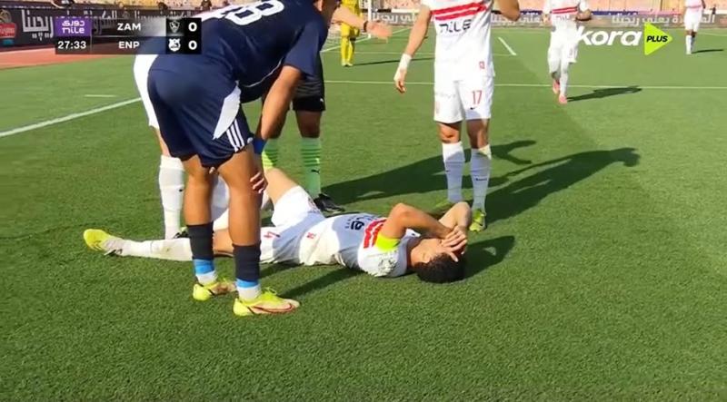 الزمالك يعلن تفاصيل إصابة عمر جابر في مباراة إنبي