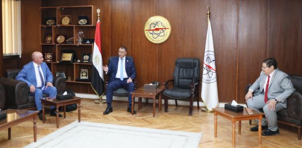 هيئة المحطات النووية تستقبل وفد رابطة مشغلي المحطات العالمية لدعم مشروع محطة الضبعة