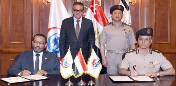 القوات المسلحة توقع بروتوكول تعاون مع «الصحة» وتفتتح مركز الباثولوجي