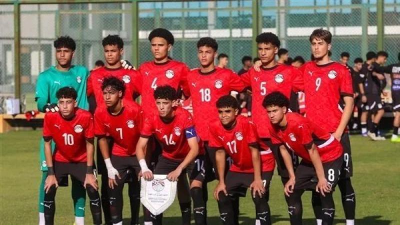 موعد مباراة منتخب مصر وتنزانيا بنصف نهائي أمم إفريقيا للناشئين والقنوات الناقلة