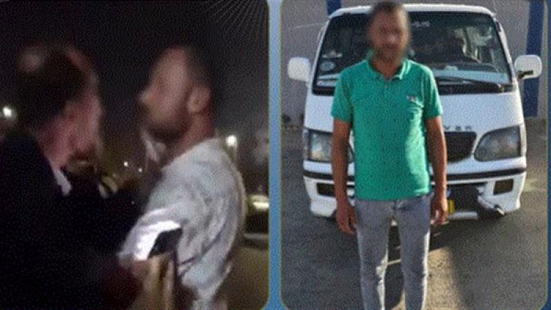 ضبط سائق ميكروباص بعد فيديو مشادة مع راكب بسبب الأجرة