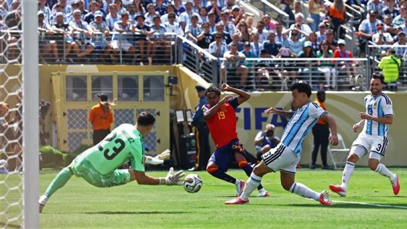 التعادل السلبي يحسم الشوط الأول بين إسبانيا والأرجنتين في نهائي كأس العالم 2026