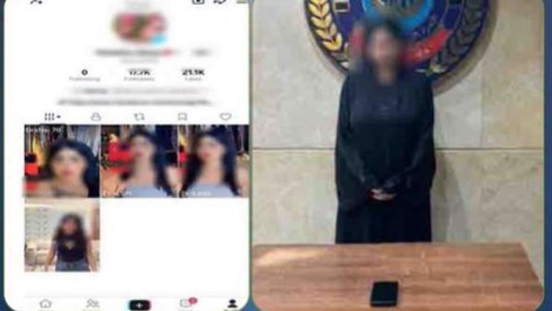 القبض على صانعة محتوى بتهمة نشر فيديوهات خادشة للحياء لتحقيق الأرباح بالمقطم